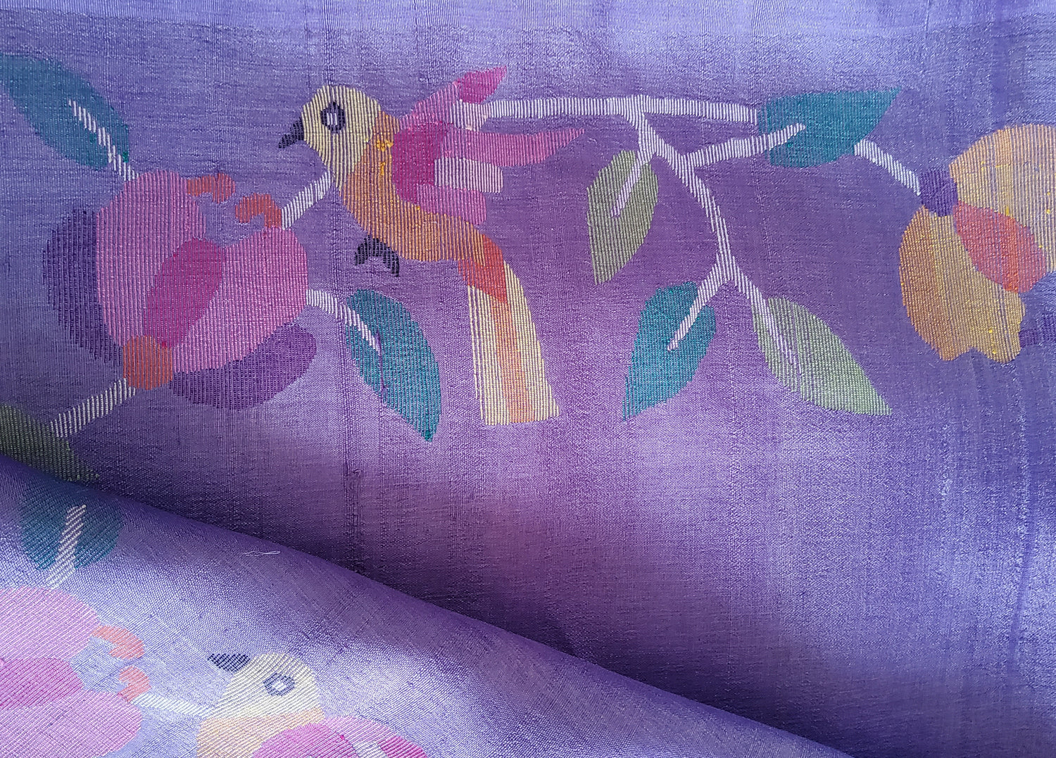 Jamdani Tusser Silk Sarees